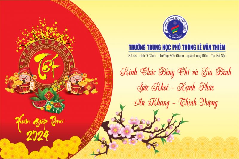 Thư chúc Tết của Hiệu trưởng trường THPT Lê Văn Thiêm